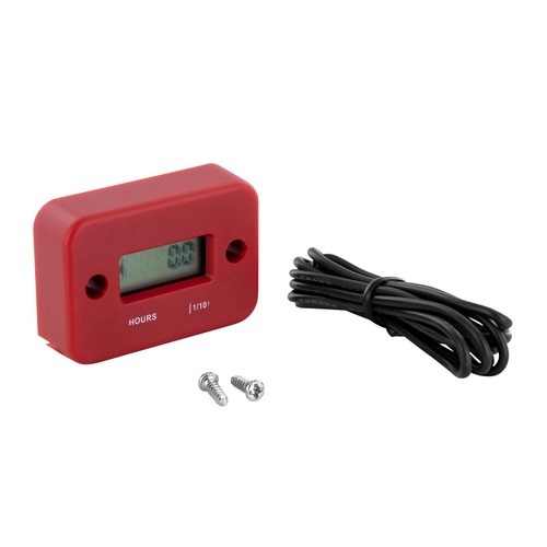 Red hour meter motorcycle - mx,